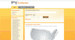 Desktop Screenshot of ifindrentals.com