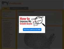 Tablet Screenshot of ifindrentals.com